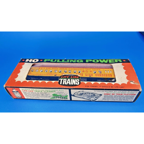 Vintage Life-Like Trains Passenger Circus Car HO Electric, T585, Original Box - Picture 4 of 16